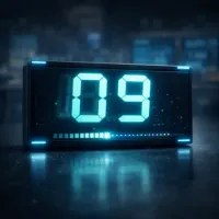 Custom LED countdown clock and event timer display